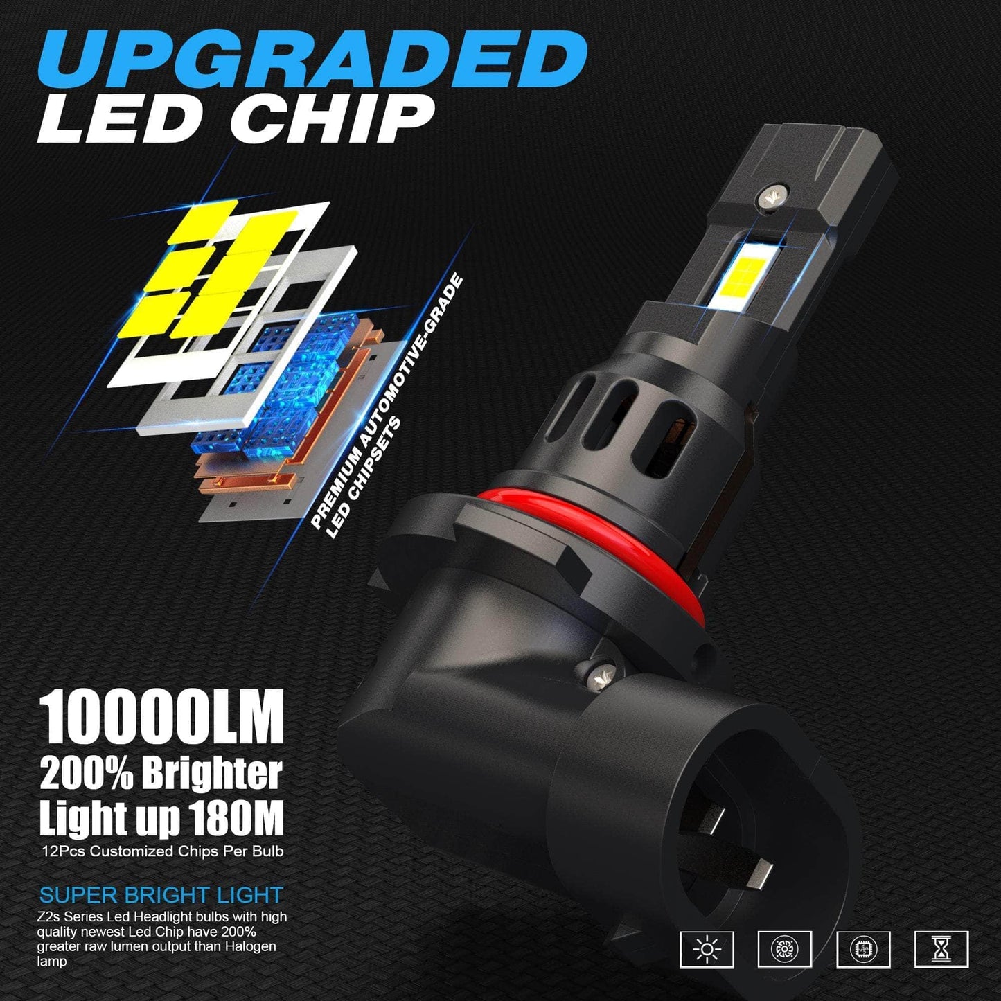 Carifex 9003 Carifex Pro-Fit LED Headlight Bulbs