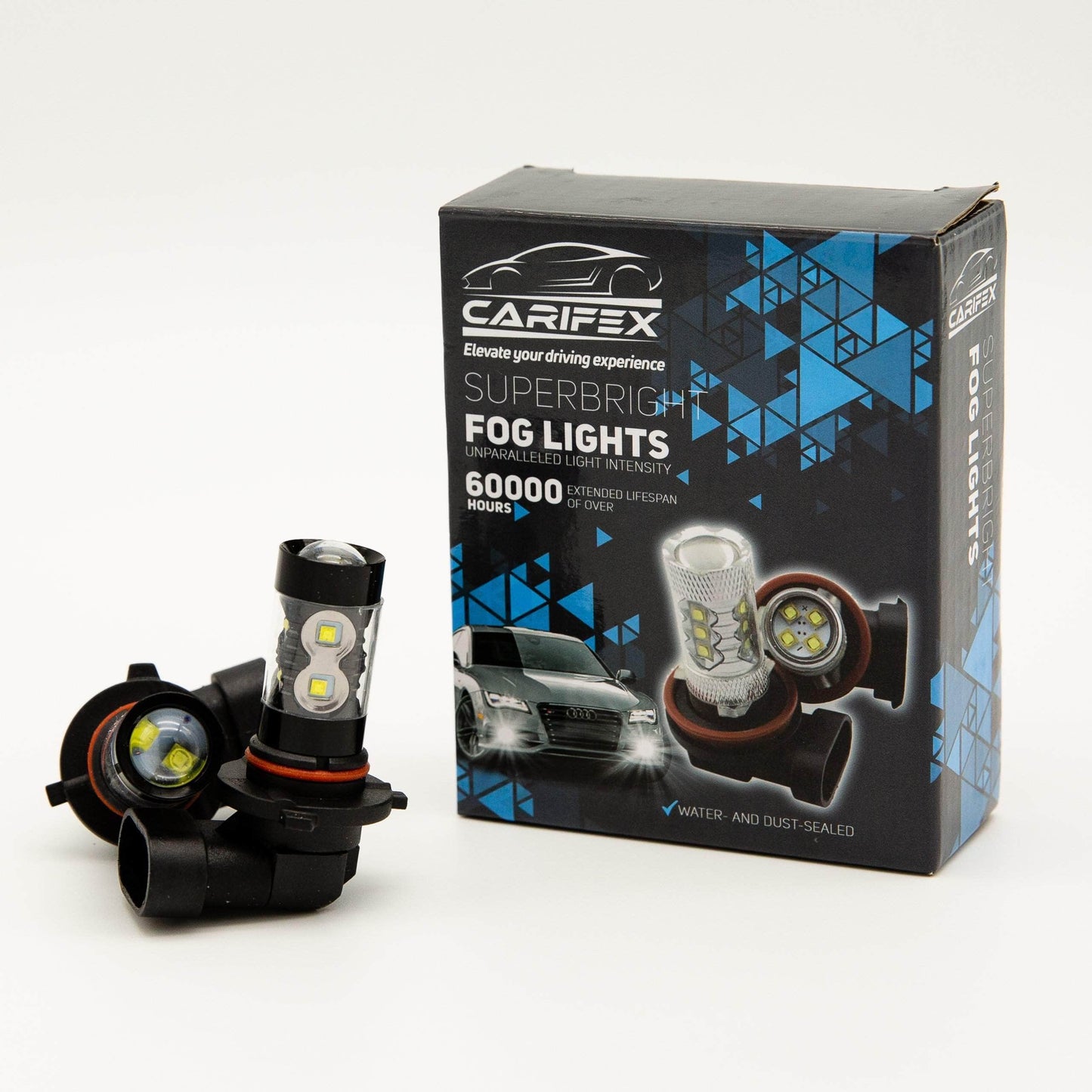 Carifex Fog light 6000K Super Bright Fog Light Super Bright 6000K LED Fog Lights ( 1 Pair )