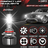 Compact H11B LED Headlight Bulbs