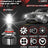 Compact H9 LED Headlight Bulbs