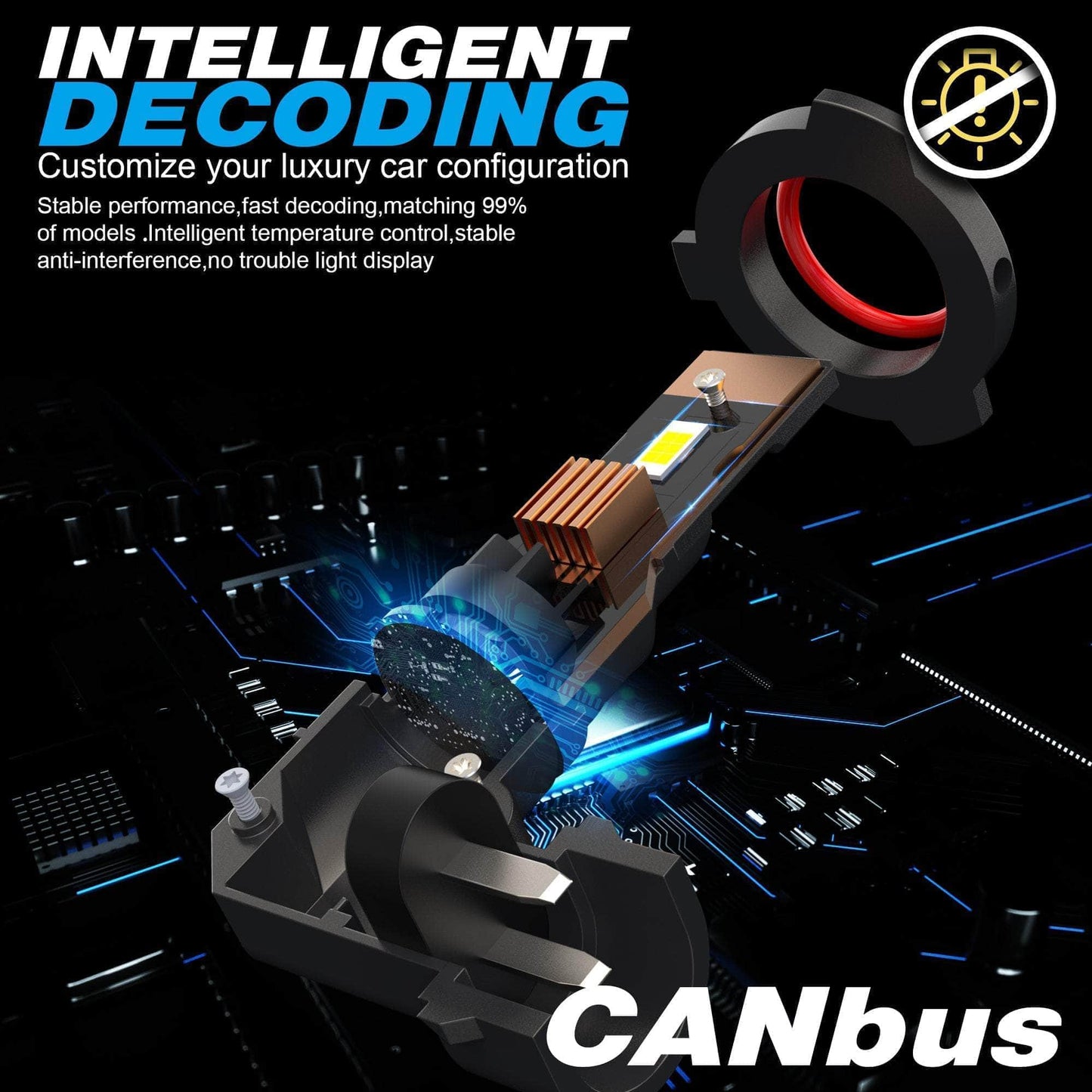 Carifex 9003 Carifex Pro-Fit LED Headlight Bulbs