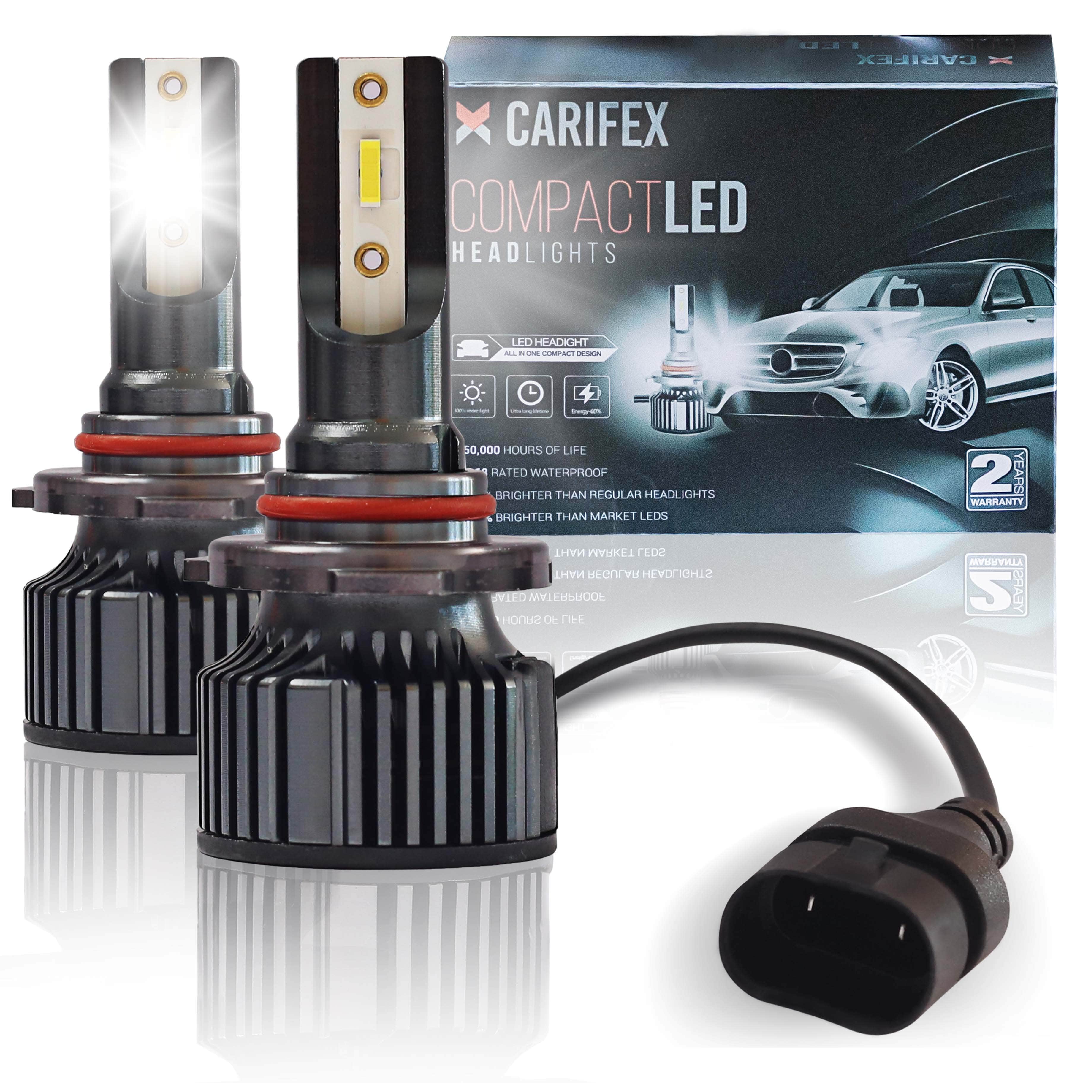 Carifex Compact LED Headlight Compact 9005 LED Headlight Bulbs