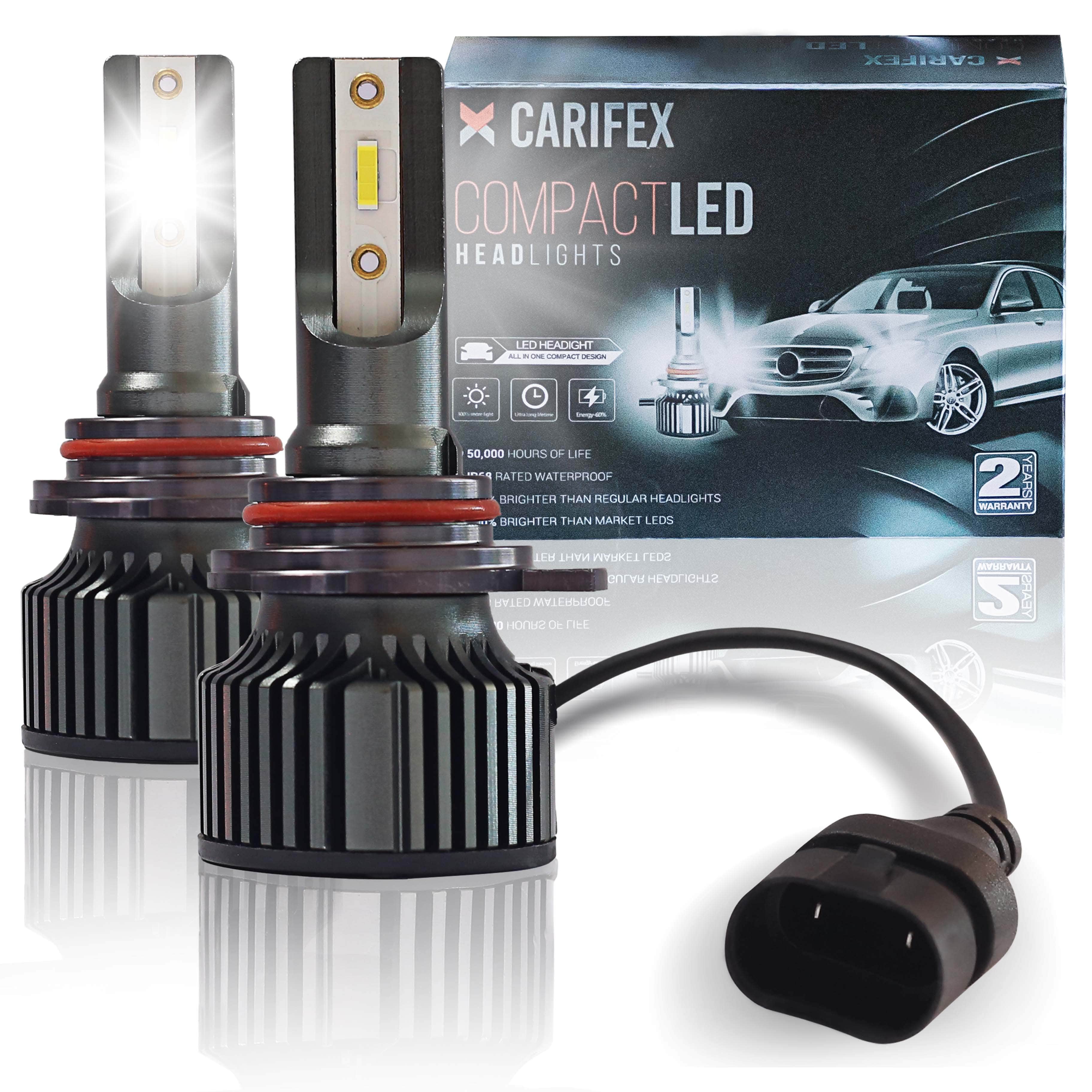 Carifex Compact LED Headlight Compact 9012 LED Headlight Bulbs