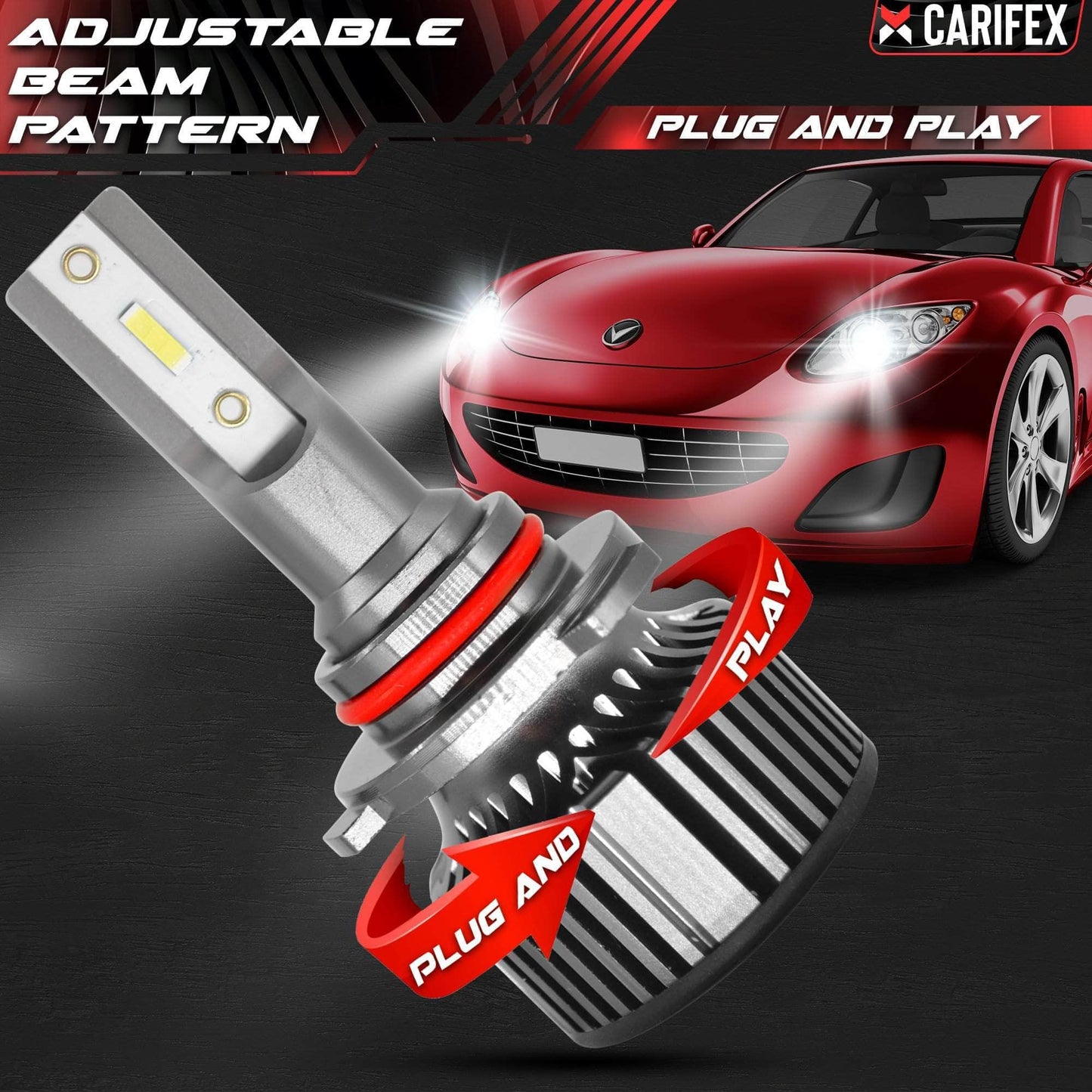 Carifex Compact LED Headlights Compact H8 LED Headlight Bulbs