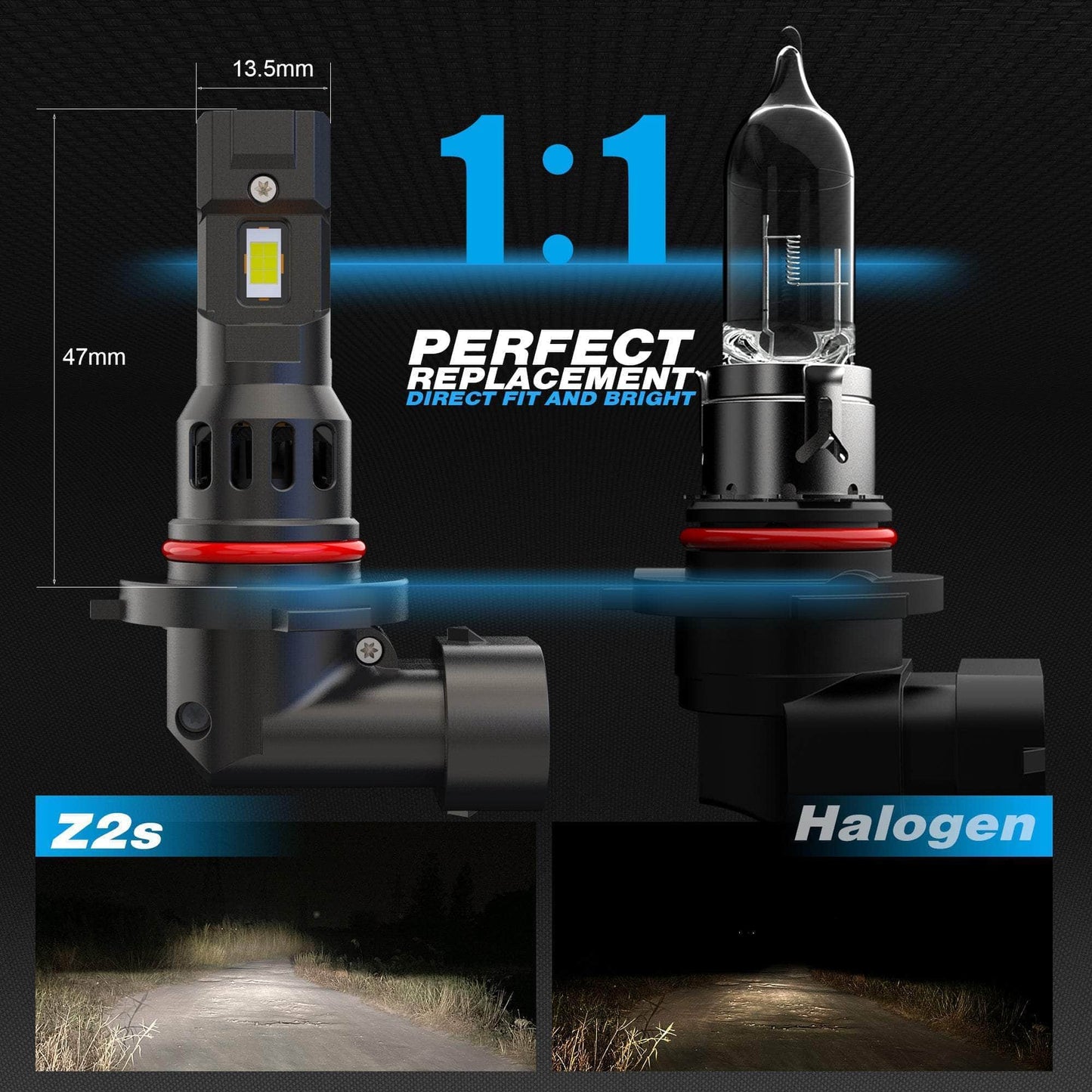 Carifex H1 Carifex Pro-Fit LED Headlight Bulbs